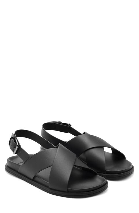 Crisscross Slingback Sandal (Men)