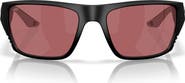 Costa Del Mar 59mm Finlet Polarized Rectangle Sunglasses