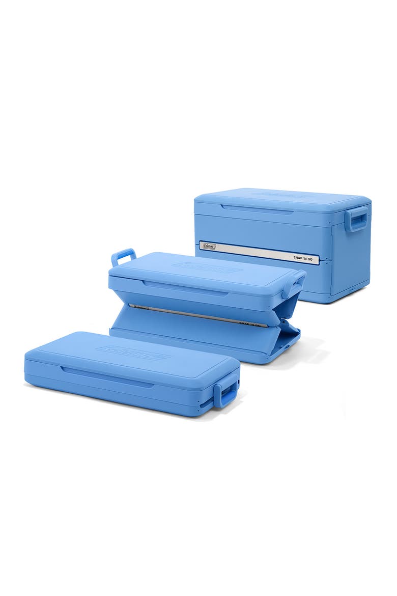 Snap 'N Go 45-Quart Collapsible Hard Cooler, Alternate, color, DayDream Blue