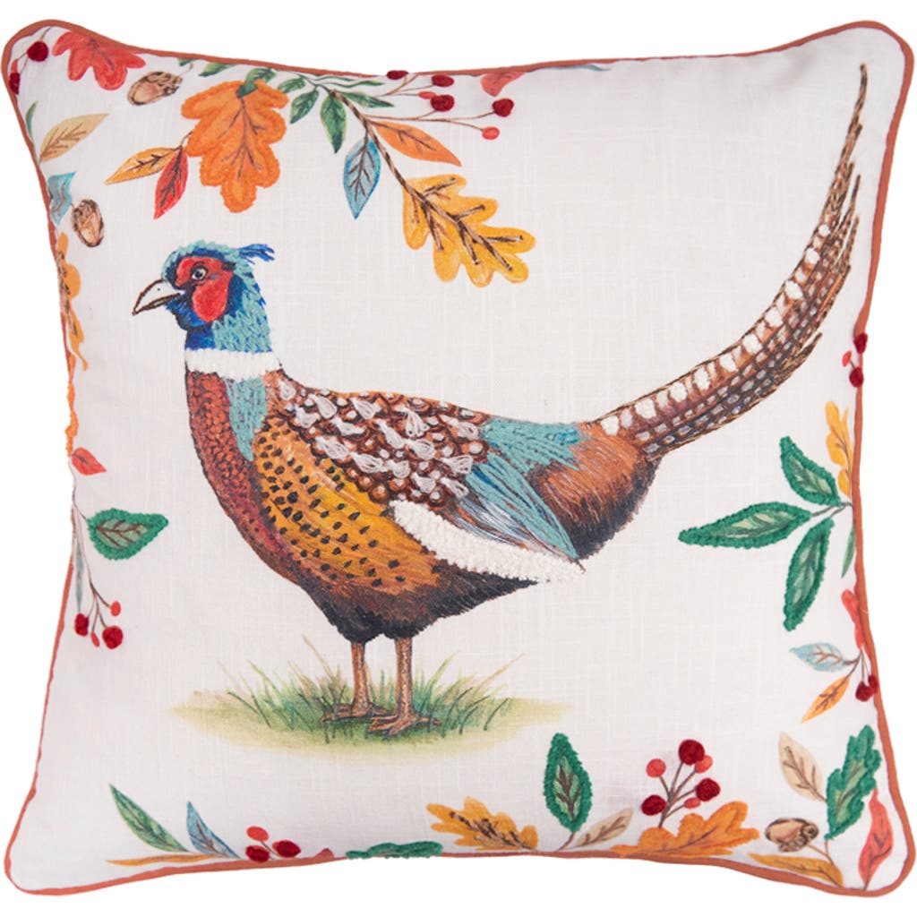 C & F Home C&f Home Harvest Pheasant Throw Pillow, 16" X 16" In Animal Print