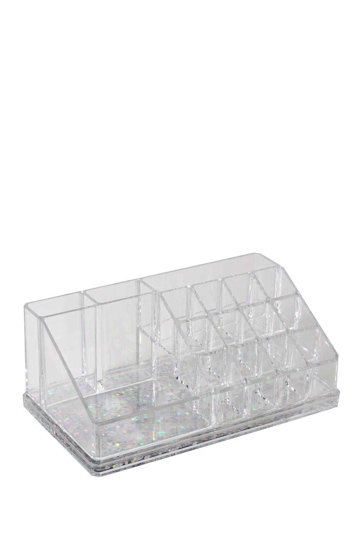 KENNEDY INTERNATIONAL Simplify Silver 16 Compartment Floating Glitter ...