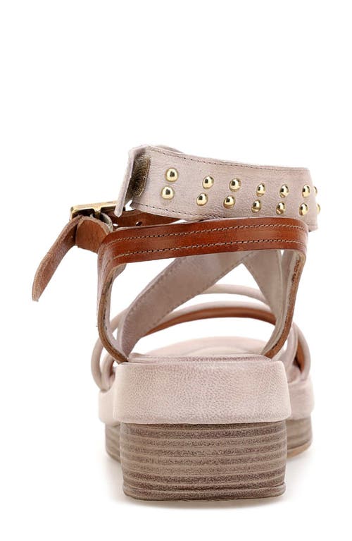 As98 A.s.98 Shiloh Studded Wedge Sandal In Bone