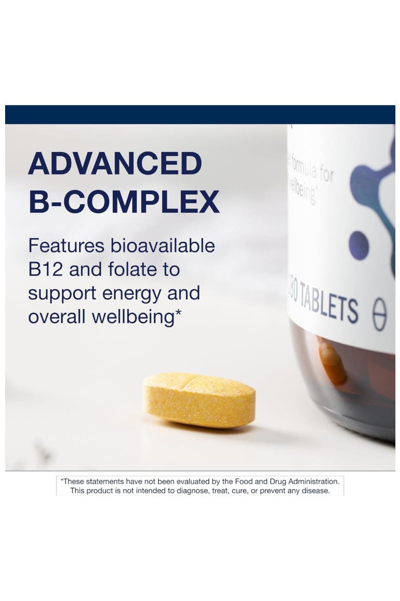 Active Vitamin B-Complex Energy and Stress Support Supplement 180 Tablets, Alternate, color, None