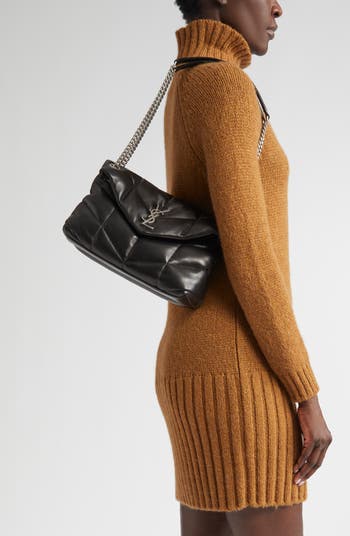 Saint Laurent Small Lou Leather Puffer Bag | Nordstrom