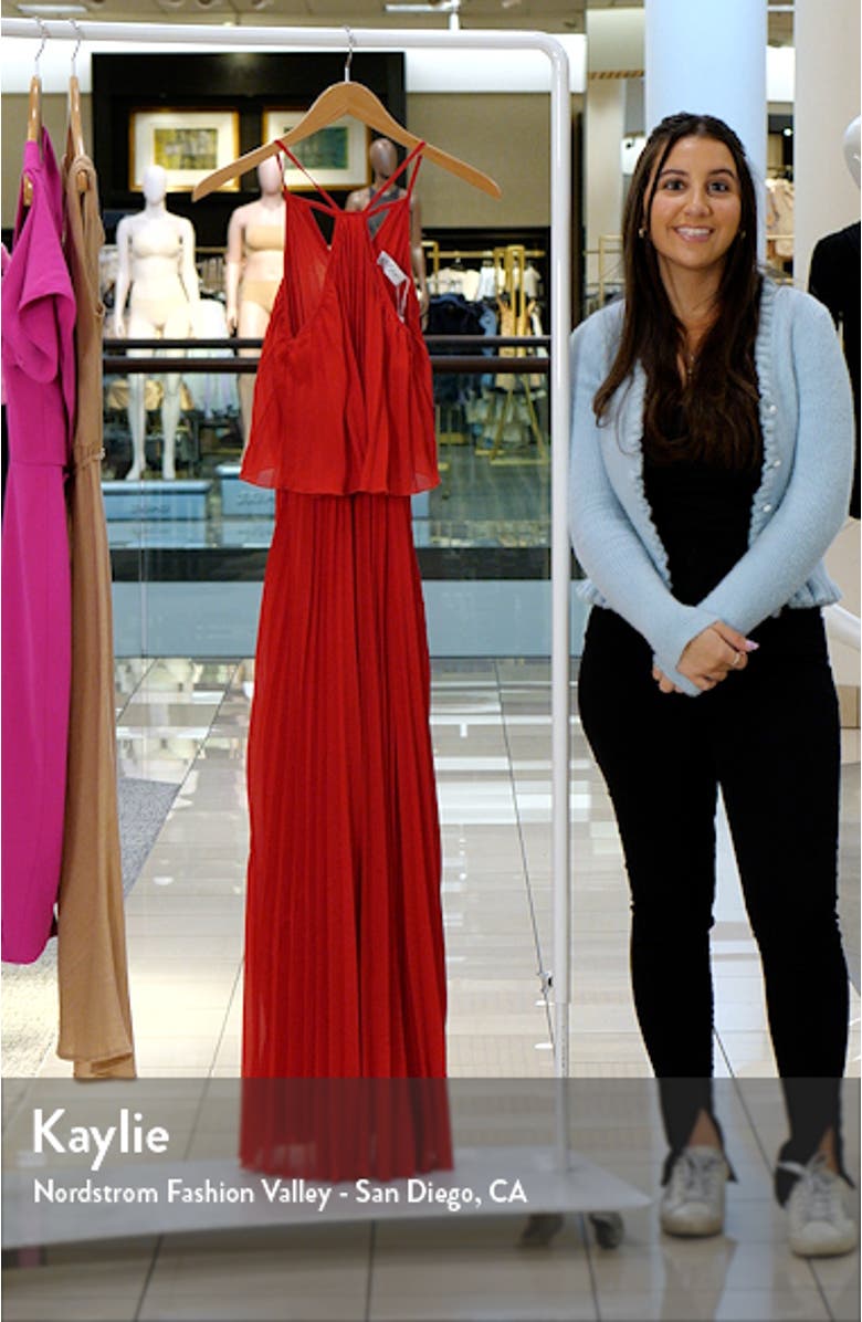 Gia Pleated Maxi Dress