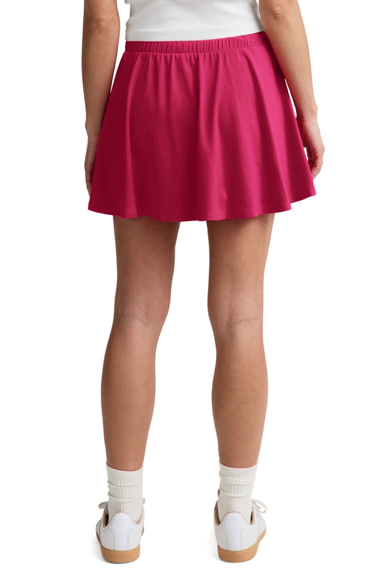 Sport Active Drawcord Miniskirt, Alternate, color, BERRY RED