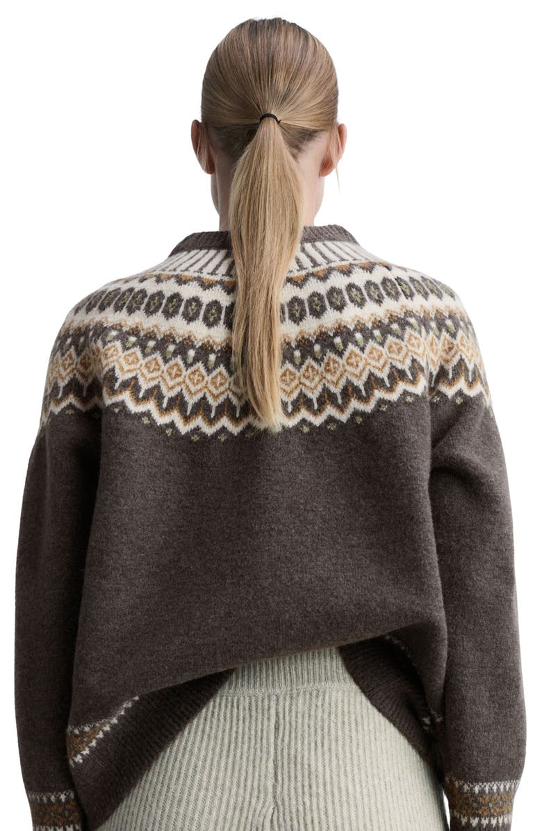 MANGO Fair Isle Sweater, Alternate, color, 