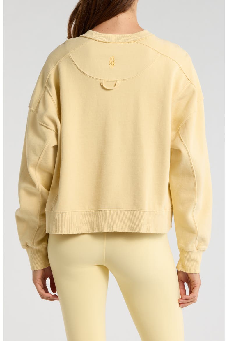 FP Movement Intercept Cotton Blend Sweatshirt, Alternate, color, SUNLIT YELLOW