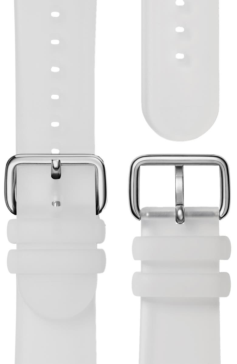 Shinola Detrola The Middle Child Silicone Strap Watch, 43mm, Alternate, color,