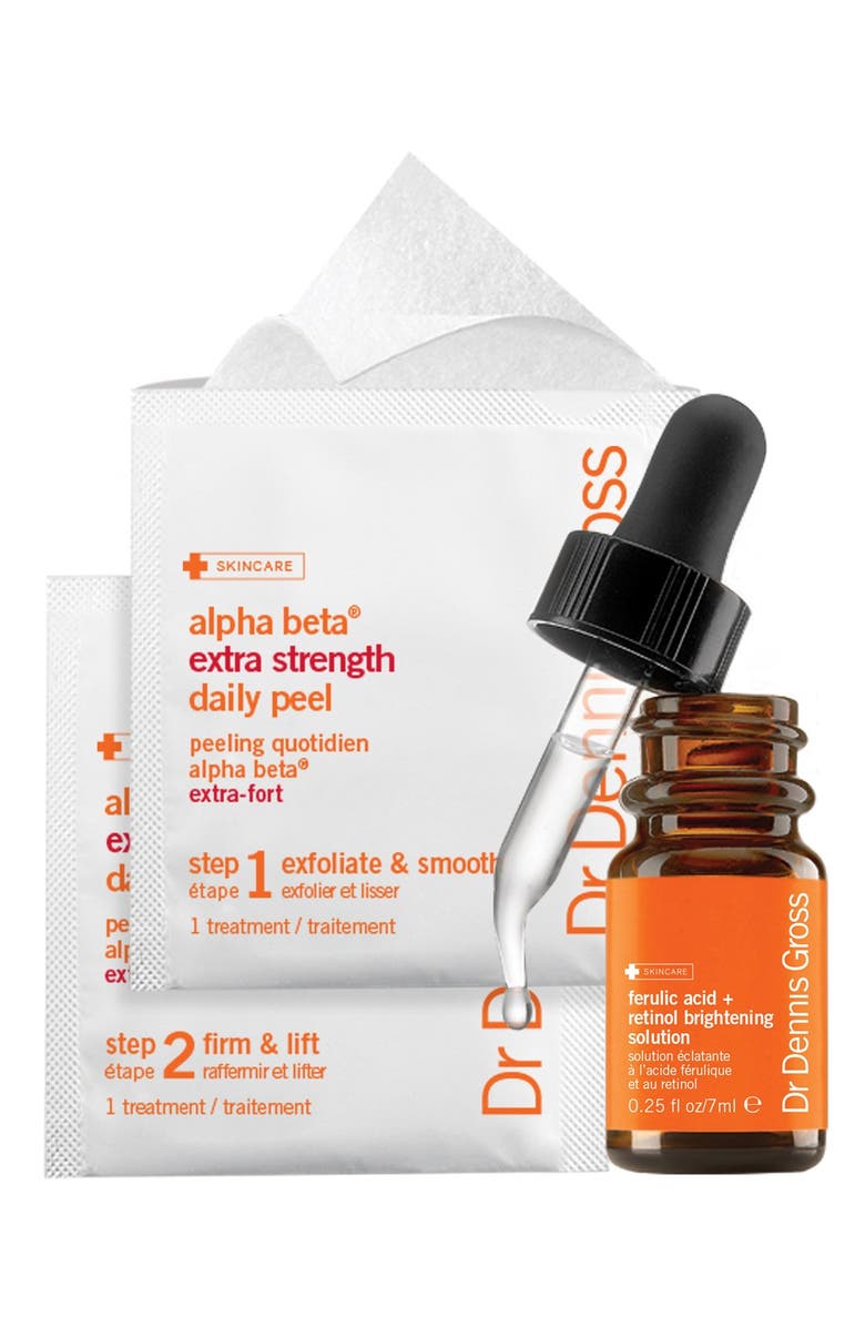 Dr. Dennis Gross Skincare Smooth & Radiant 14-Day Peel Starter Set, Alternate, color,