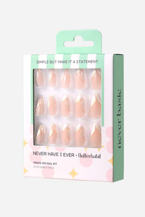 Simple But Make It A Statement Short Almond Press on Nails