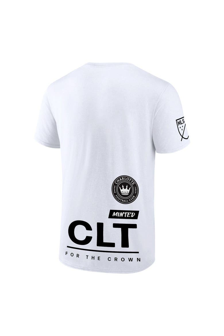 Men's Fanatics Branded White Charlotte FC Team Success T-Shirt, Alternate, color, White