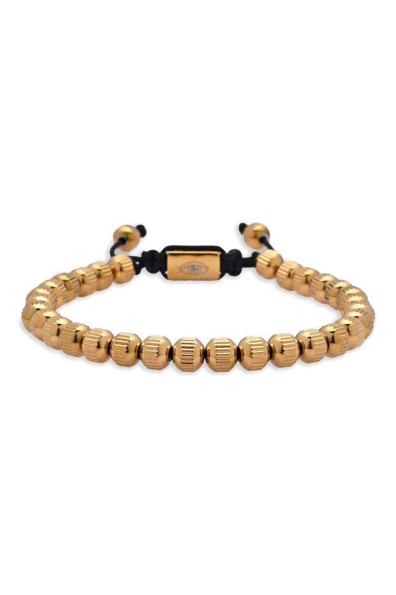 Alexander Beaded Slider Bracelet, Alternate, color, GOLD