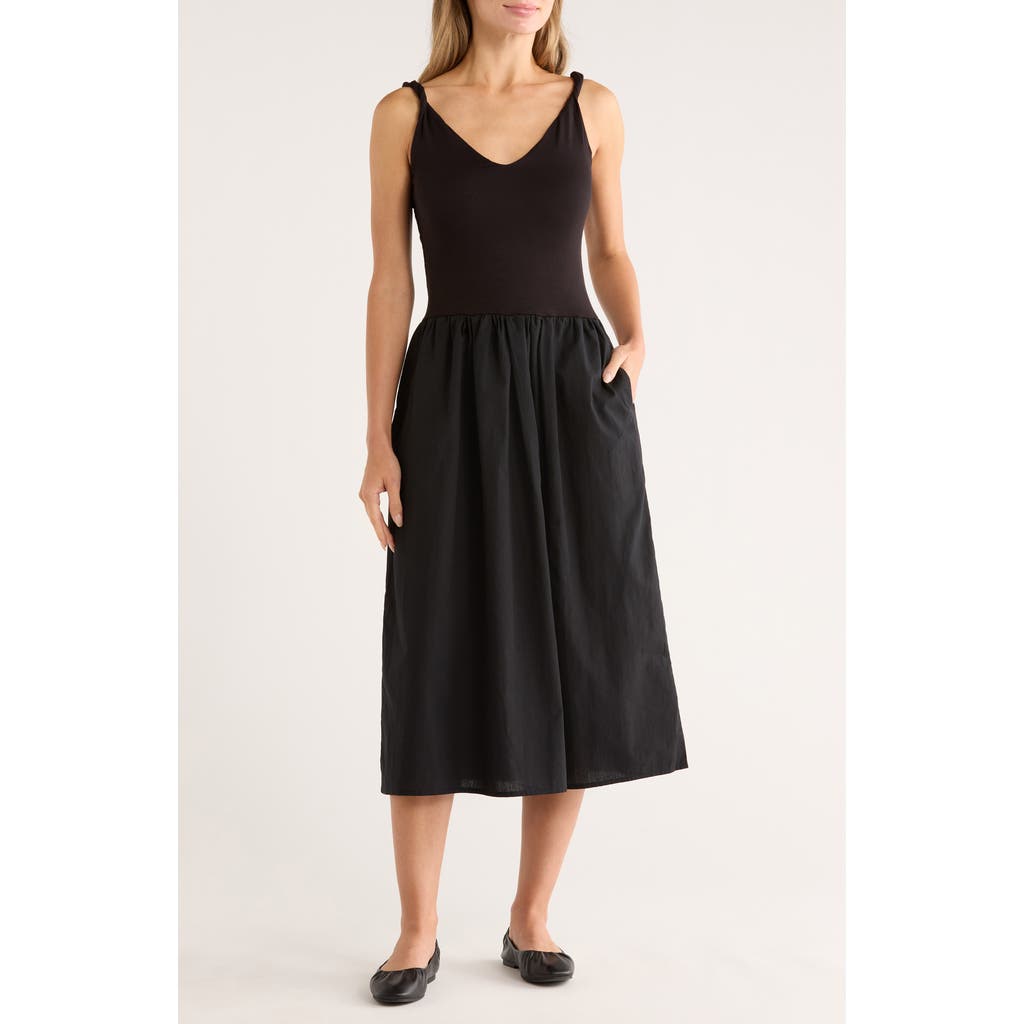 Tart Rosalba Sleeveless Fit & Flare Midi Dress In Black
