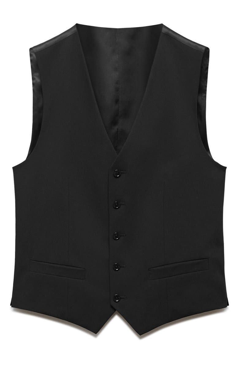 MANGO Superslim Fit Stretch Vest, Alternate, color, 