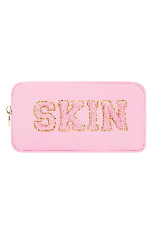 Stoney Clover Lane Skin Small Pouch In Flamingo/skin