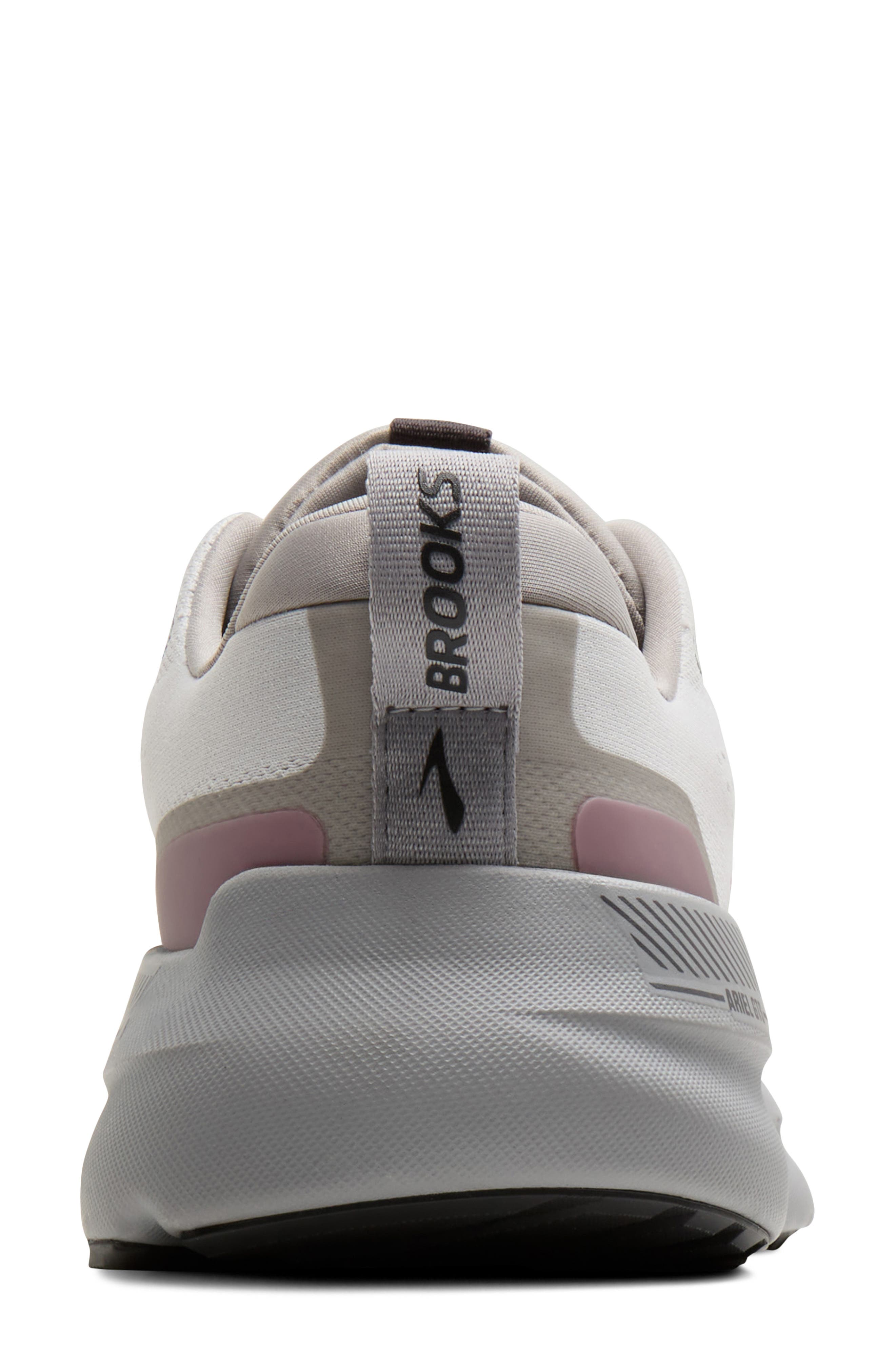 Brooks Ariel GTS 26 Running Shoe, Alternate, color, Oyster Mushroom/ Alloy/ Pink