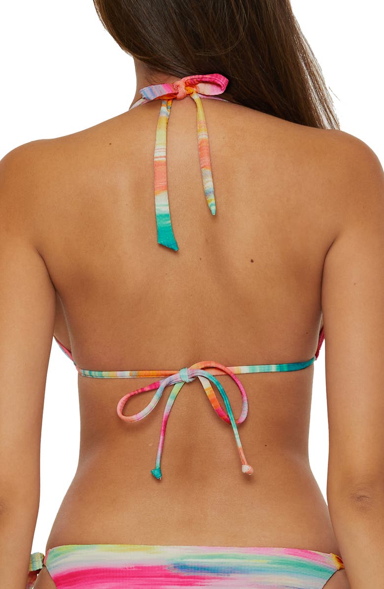 Becca Verano Reversible Triangle Bikini Top, Alternate, color, 