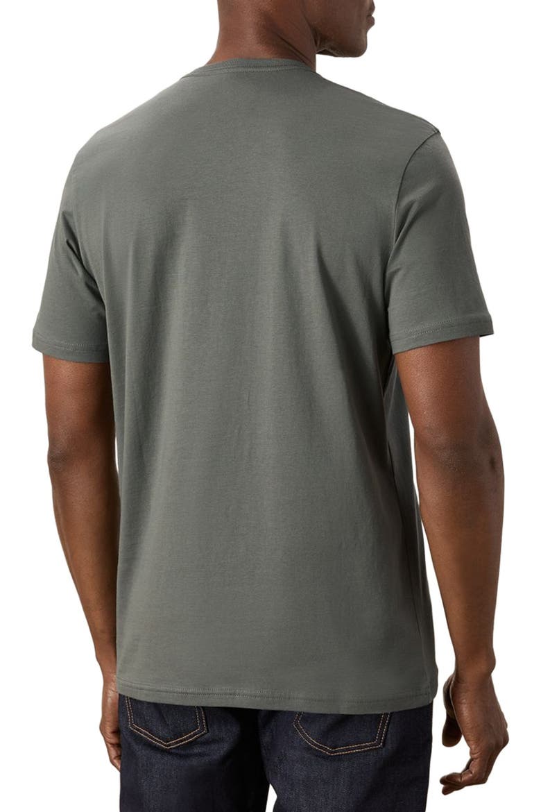 Organic Cotton Men's Softspun Essential V-Neck Tee, Alternate, color, Castor Green