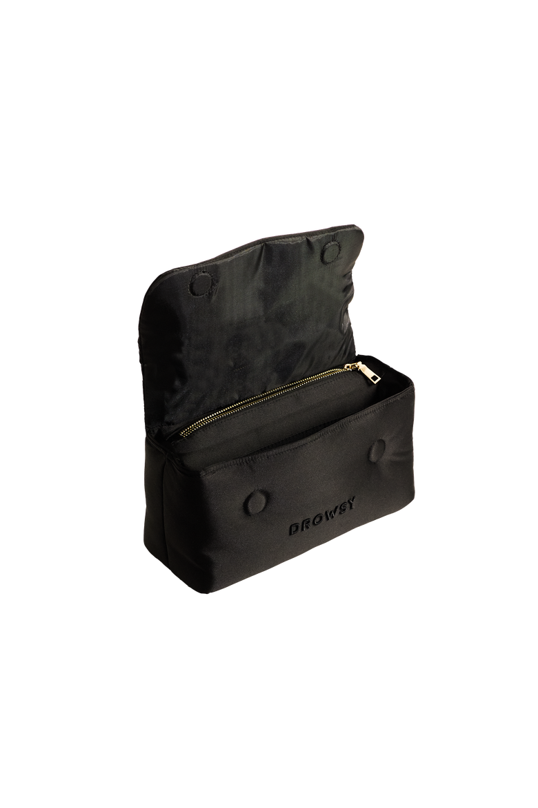 Drowsy Silk Necessaire, Alternate, color, Black Jade