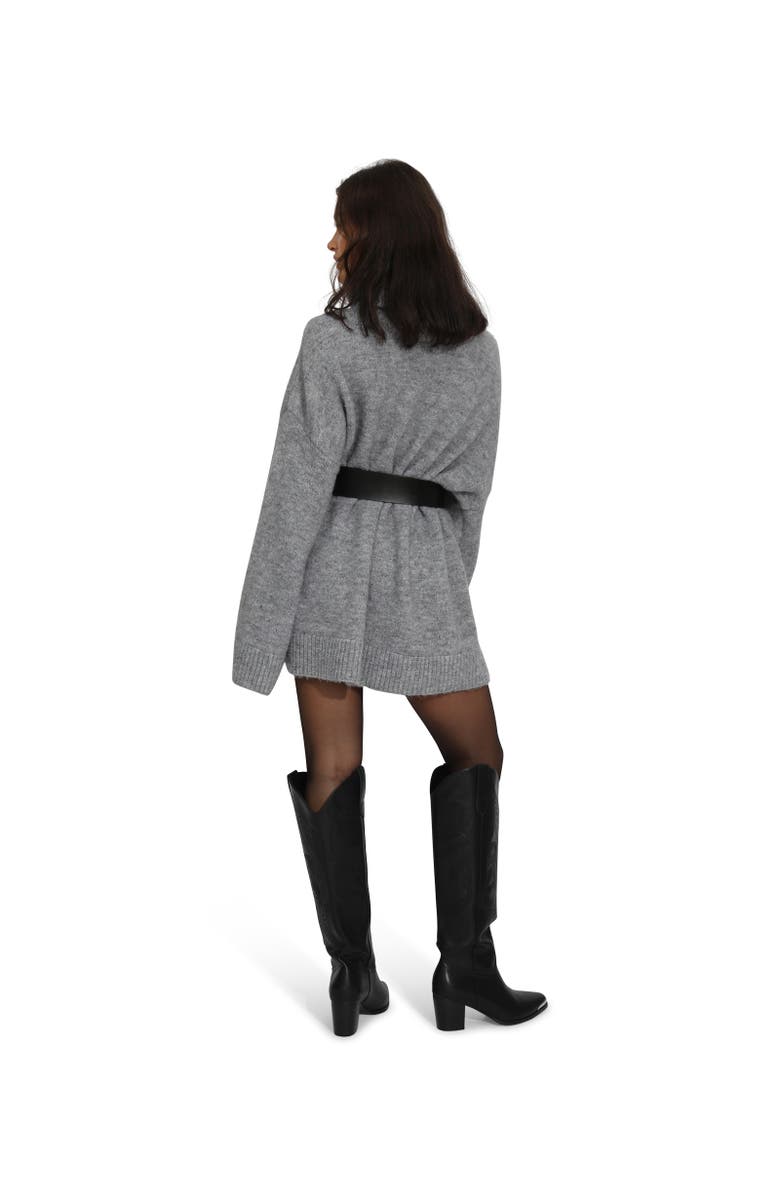 Belle & Bloom Cuddle Me Oversized Tunic Sweater, Alternate, color, Grey