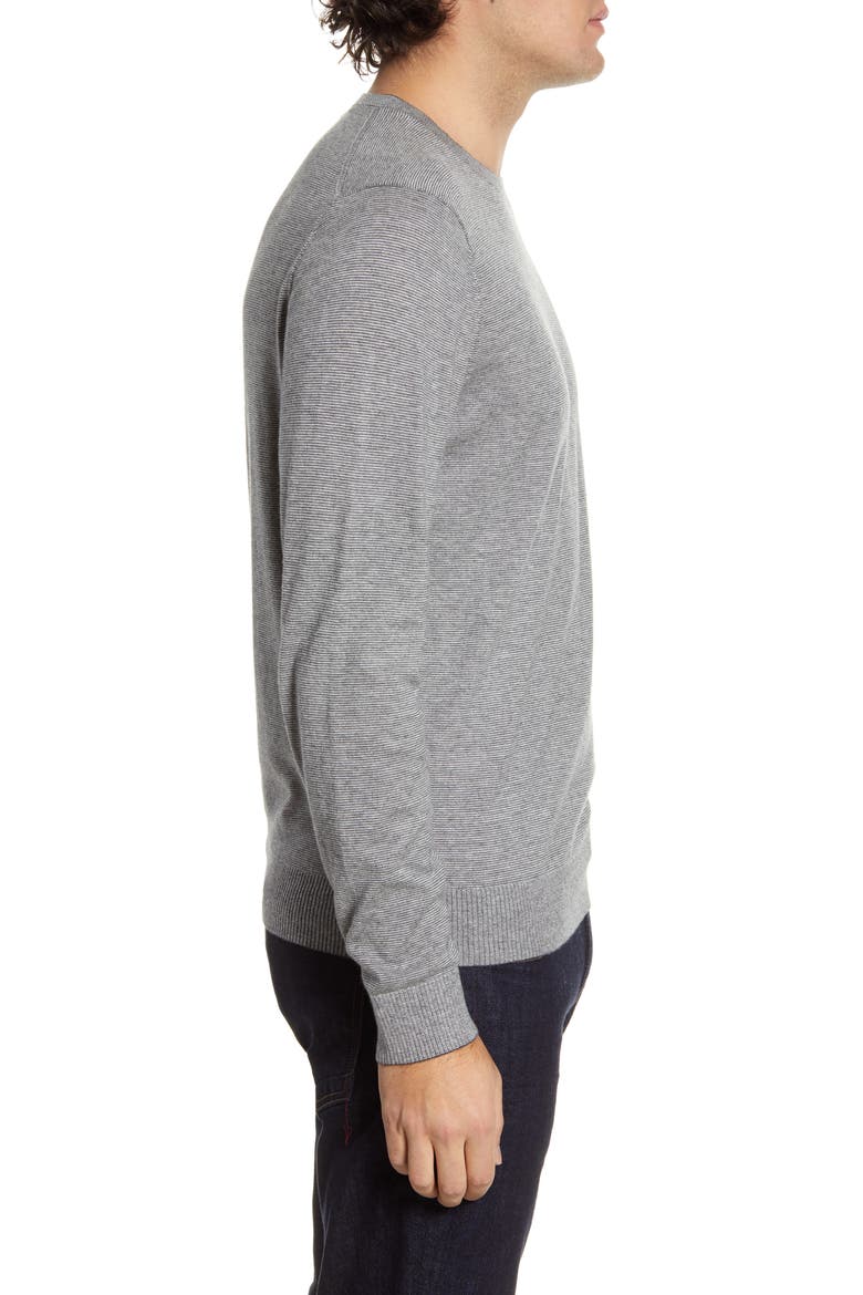 Lightweight Stripe Sweater, Alternate, color, GREY FEEDER STRIPE