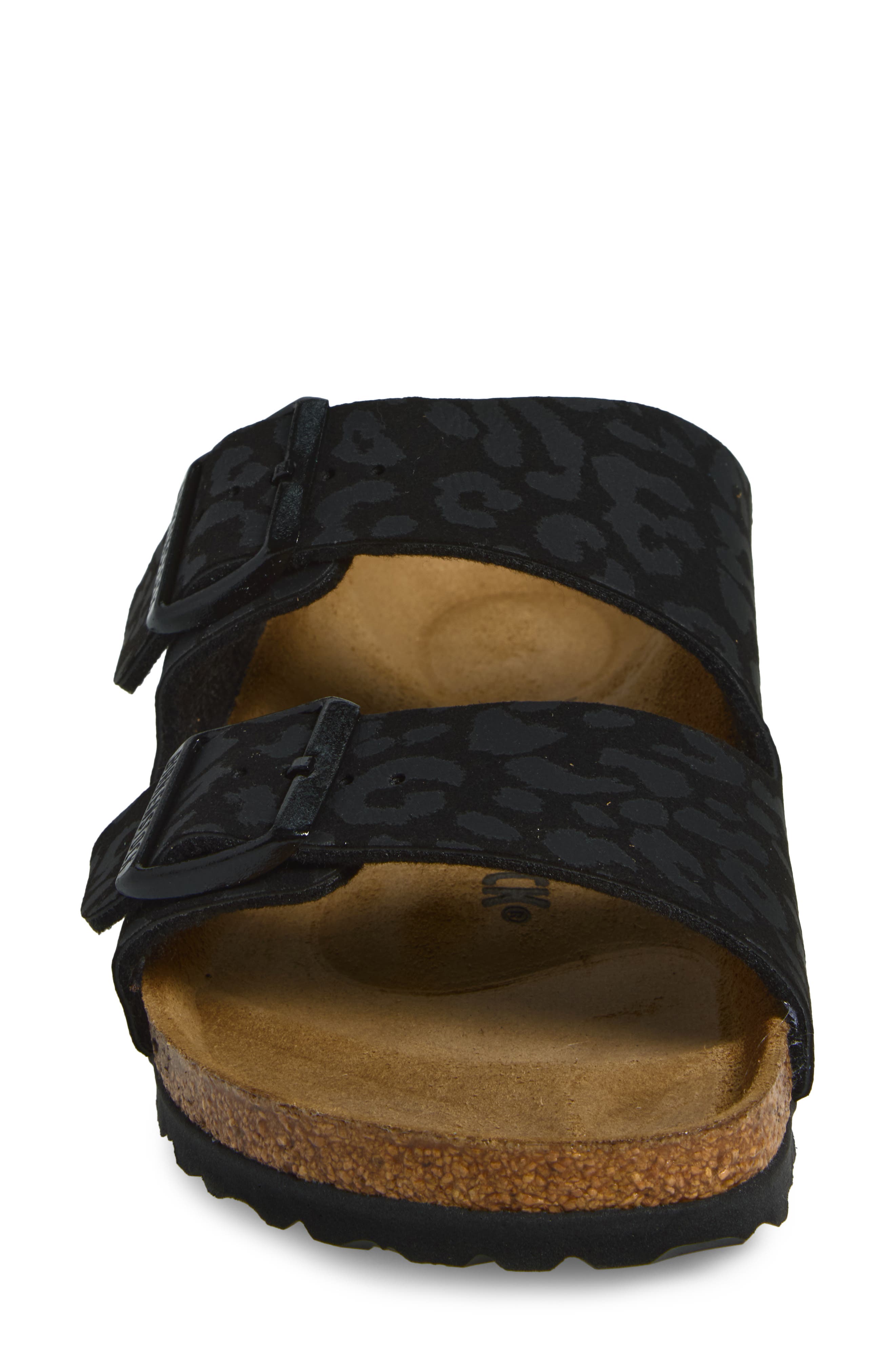 Arizona Slide Sandal, Alternate, color, BLACK LEOPARD