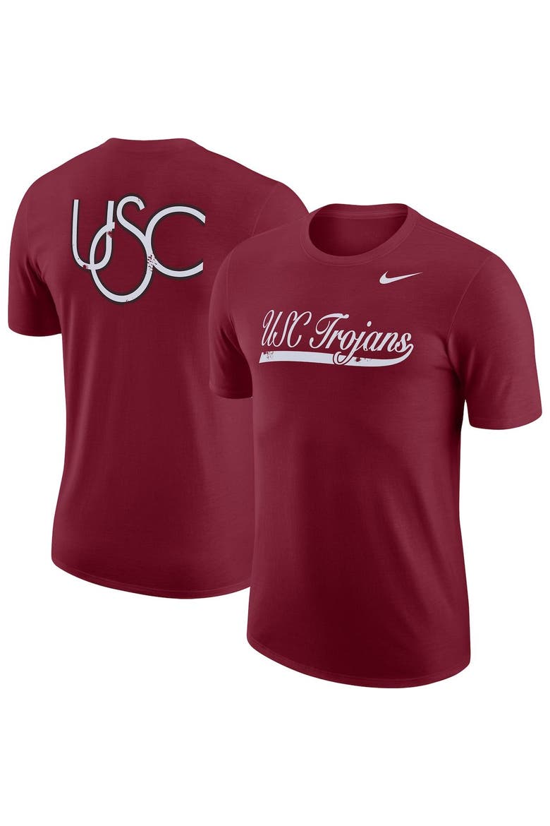 Men's Nike Cardinal USC Trojans 2-Hit Vault Performance T-Shirt, Main, color, Cardinal