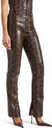 Manière De Voir Lucia Python Straight Leg Trousers