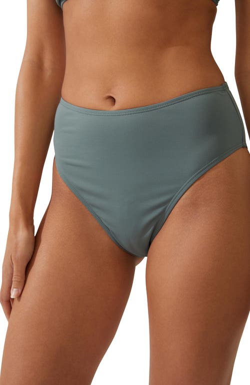 COTTON ON BODY HIGHWAISTED CHEEKY BIKINI BOTTOM 