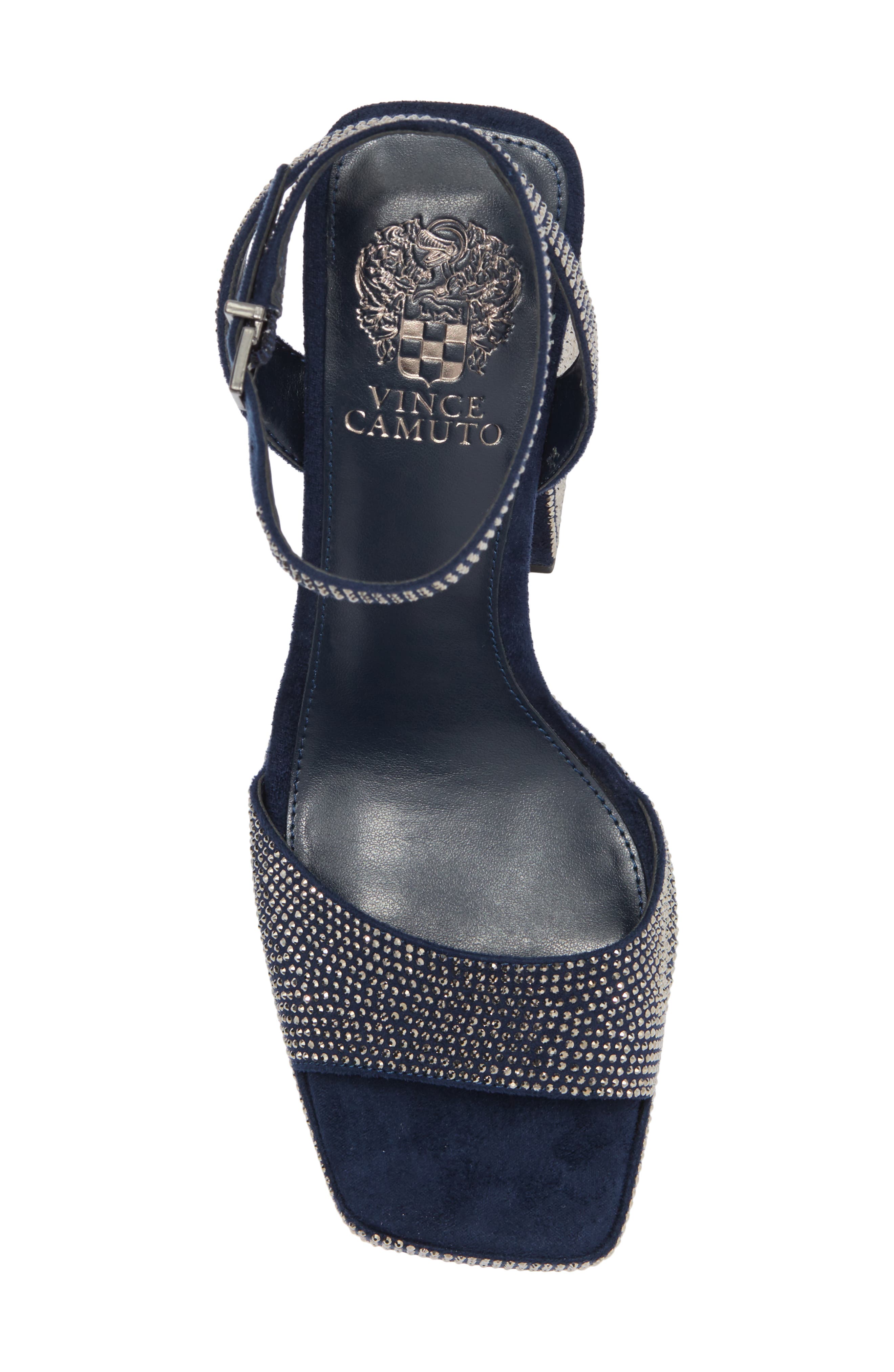 Pilannaa Rhinestone Block Heel Sandal, Alternate, color, SAPPHIRE