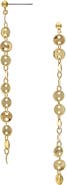 RIVKA FRIEDMAN Polished Disc Linear Earrings
