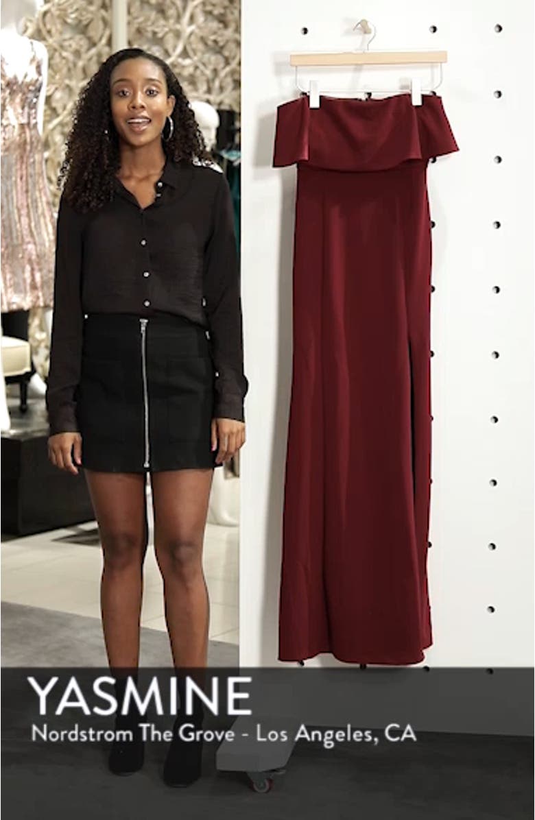 Off the Shoulder Maxi Gown, sales video thumbnail