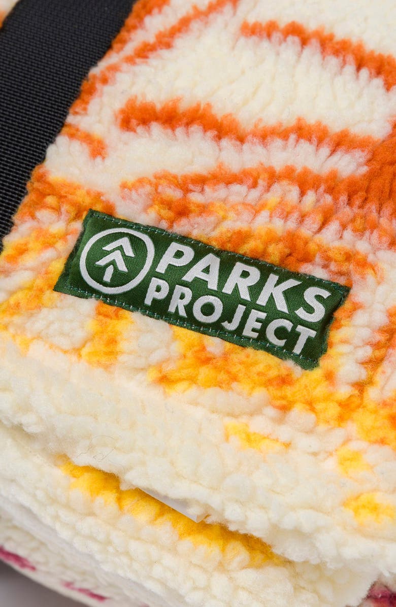 Parks Project Iconic Parks Ombre High Pile Fleece Throw Blanket, Alternate, color, Multi Color