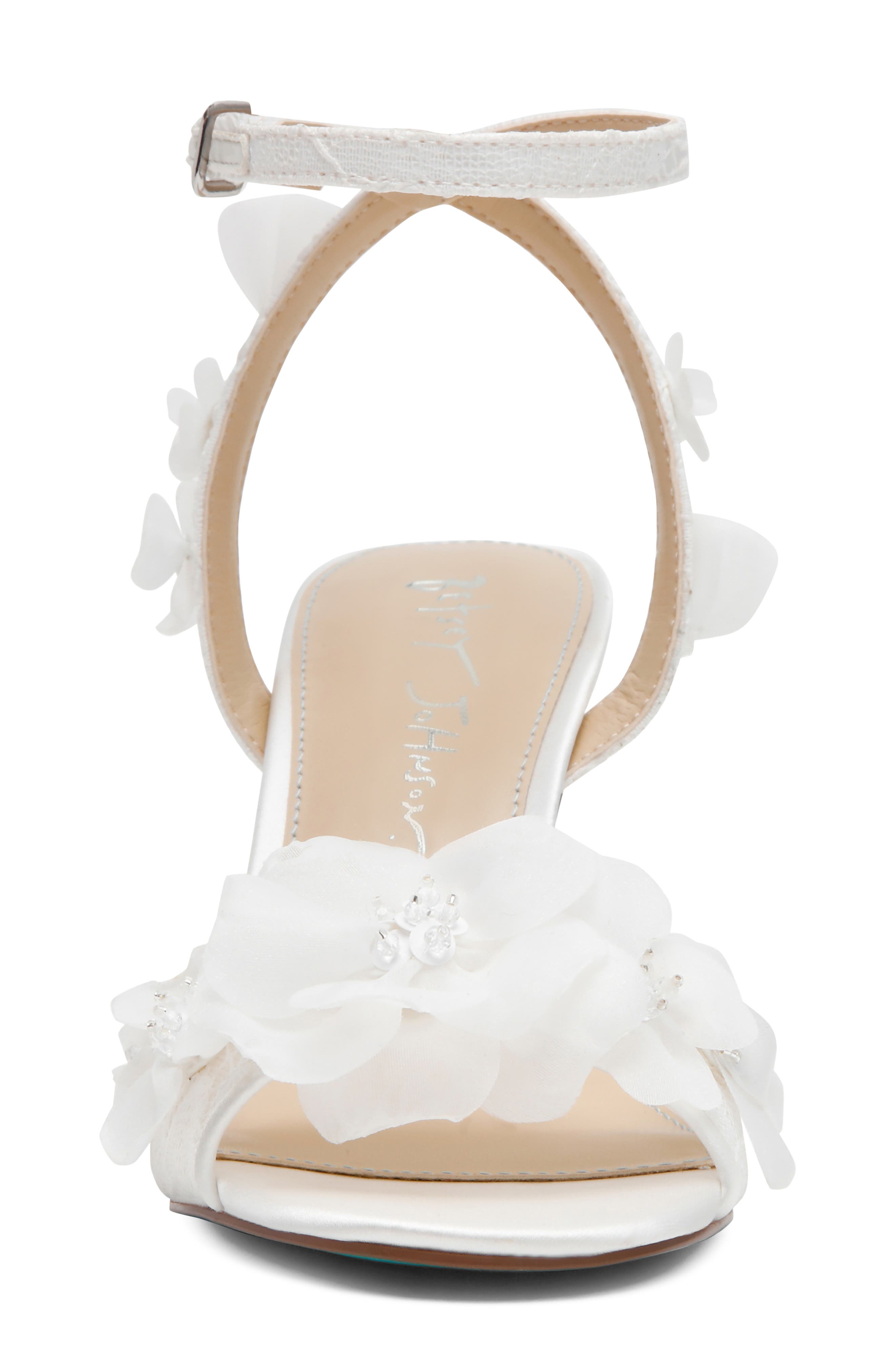 Elsy Ankle Strap Sandal, Alternate, color, IVORY