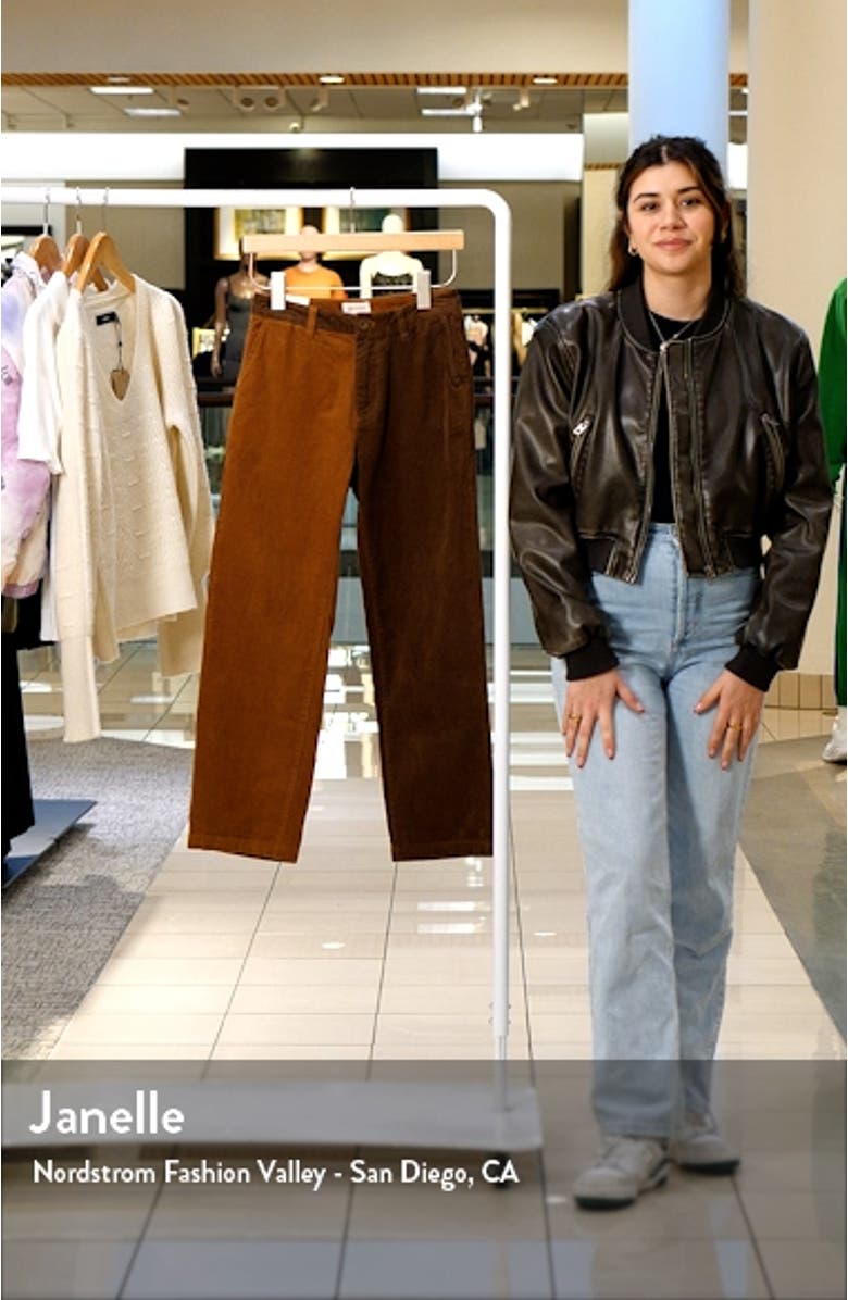 Victory Colorblock Corduroy Wide Leg Pants, sales video thumbnail