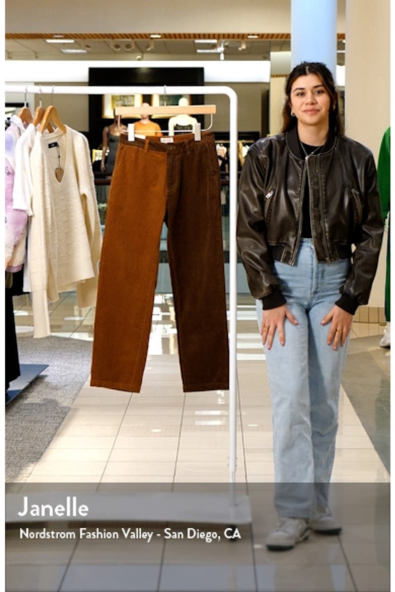 Victory Colorblock Corduroy Wide Leg Pants video