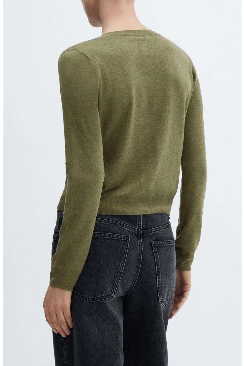 Button-Up Cardigan, Alternate, color, KHAKI GREEN