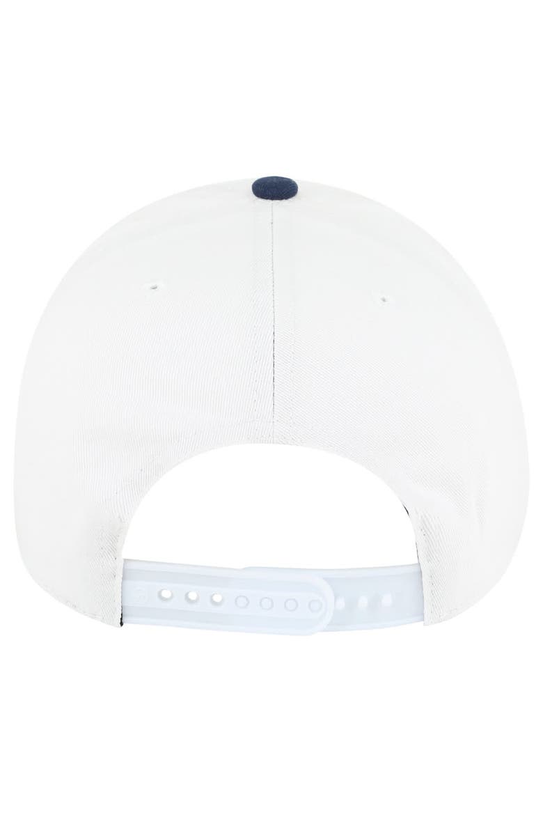 Men's '47 White Michigan Wolverines Gridiron Clean Up Adjustable Hat, Alternate, color, White