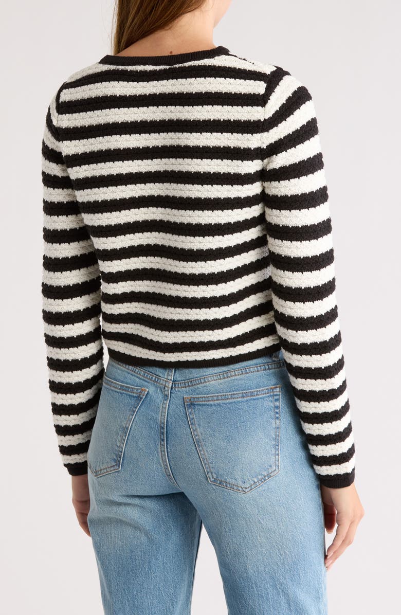 Lush Stripe Formal Cardigan, Alternate, color, 
