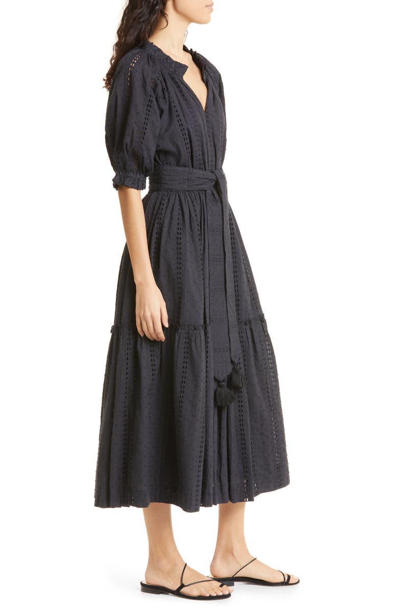 MILLE Zoe Print Puff Sleeve Cotton Dress, Alternate, color,
