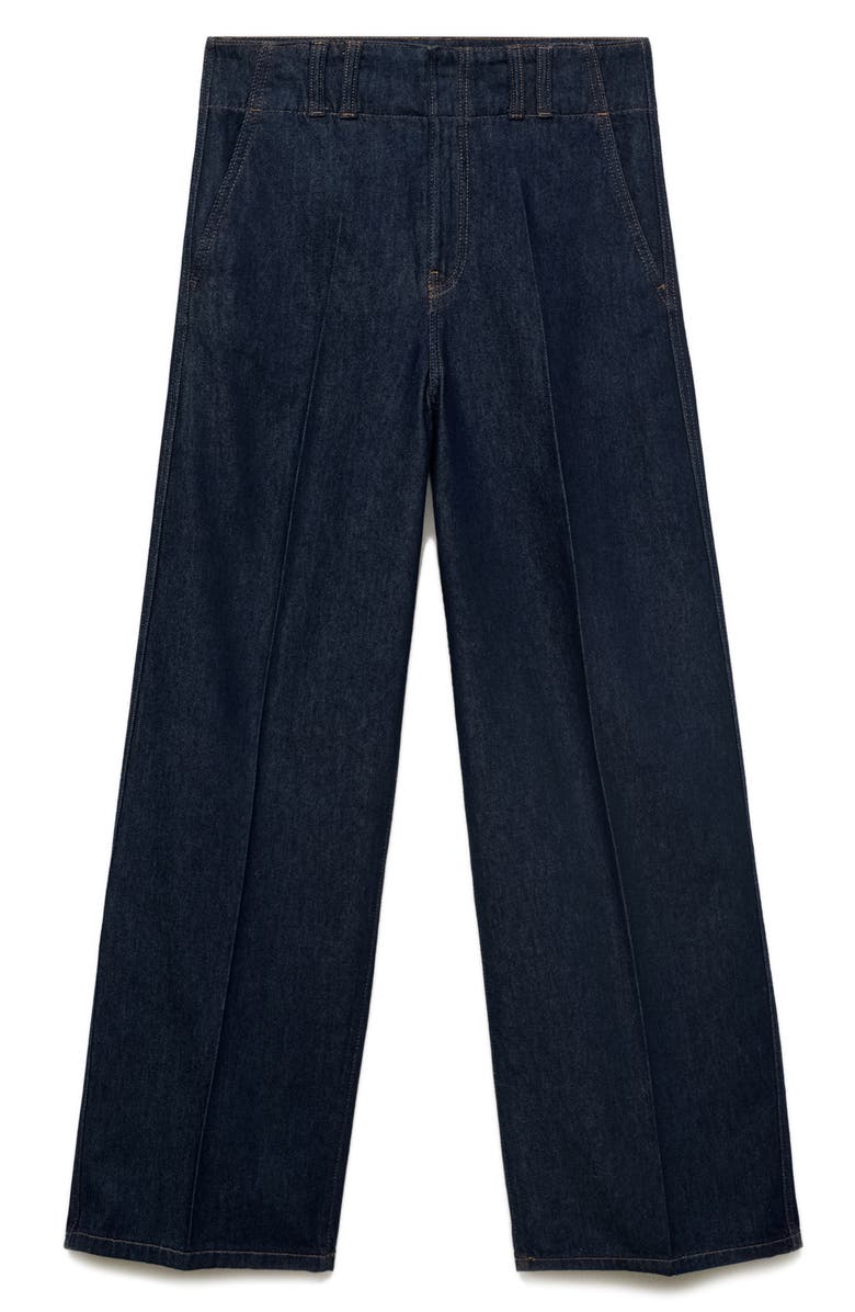 MANGO Wide Leg Trouser Jeans, Alternate, color, Open Blue