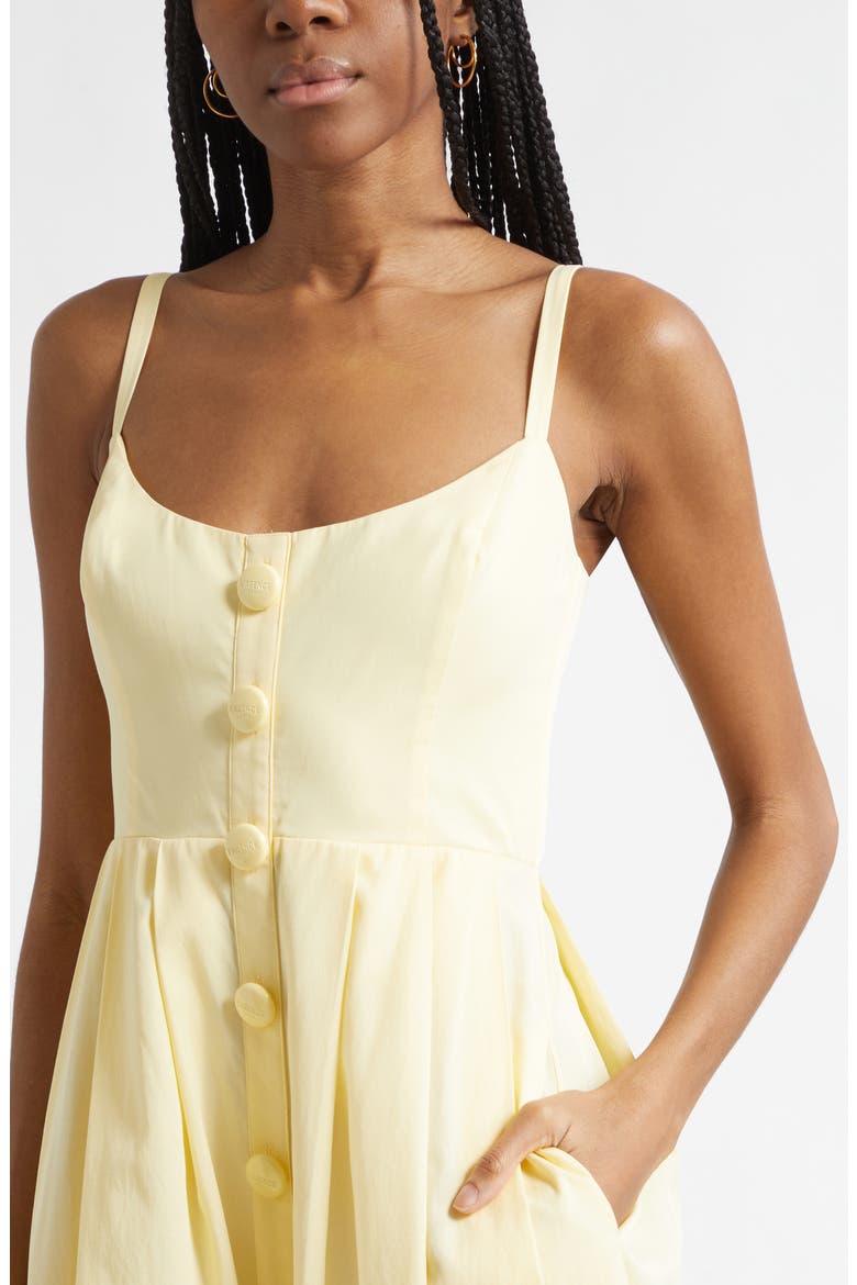 Reanne Sleeveless Midi Dress, Alternate, color, LEMON SORBET