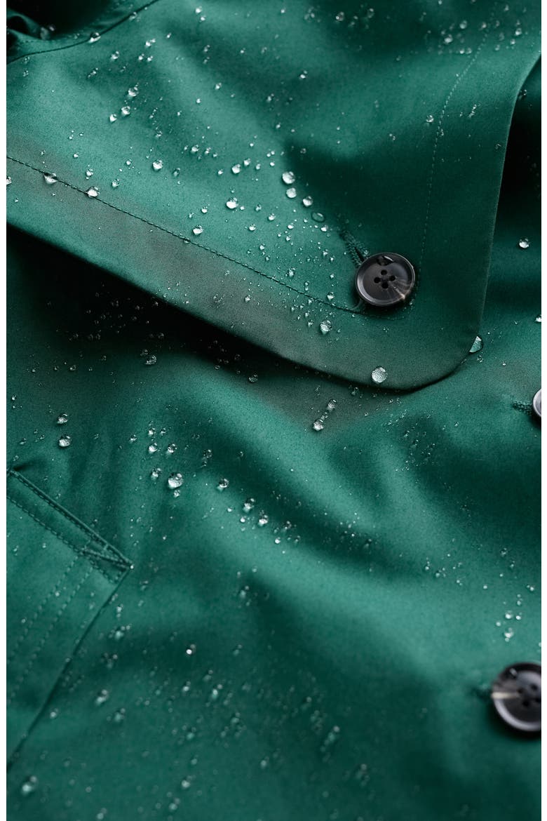 Neap Tide Waterproof Organic Cotton Jacket with Removable Hood, Alternate, color, WATSON GREEN
