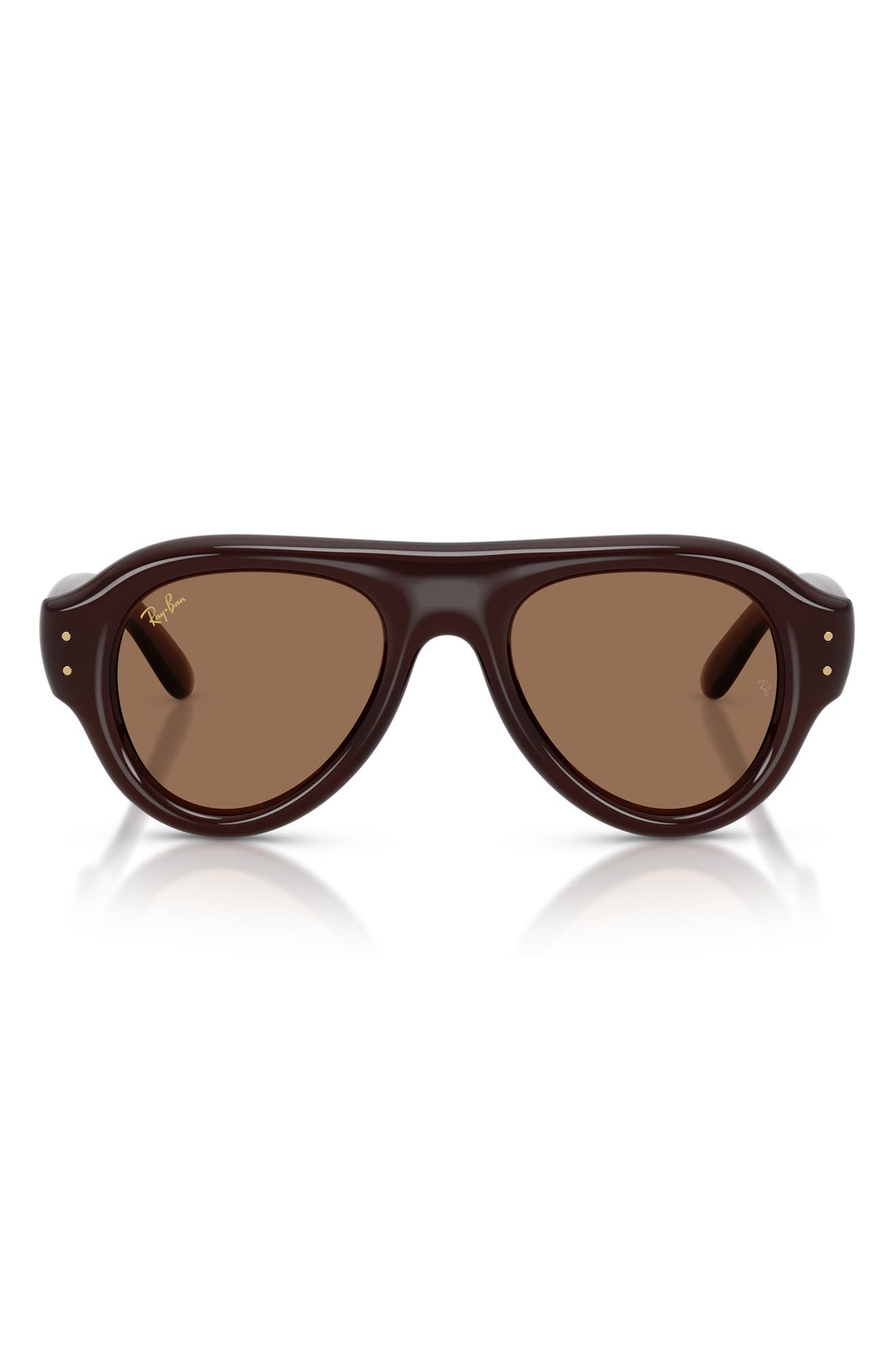 selected TRANSPARENT BROWN / DARK BROWN