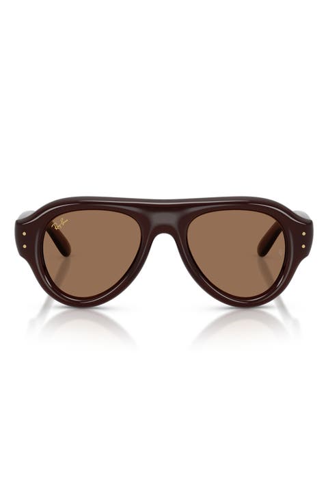 x A$AP Rocky 52mm Puffer Pilot Sunglasses