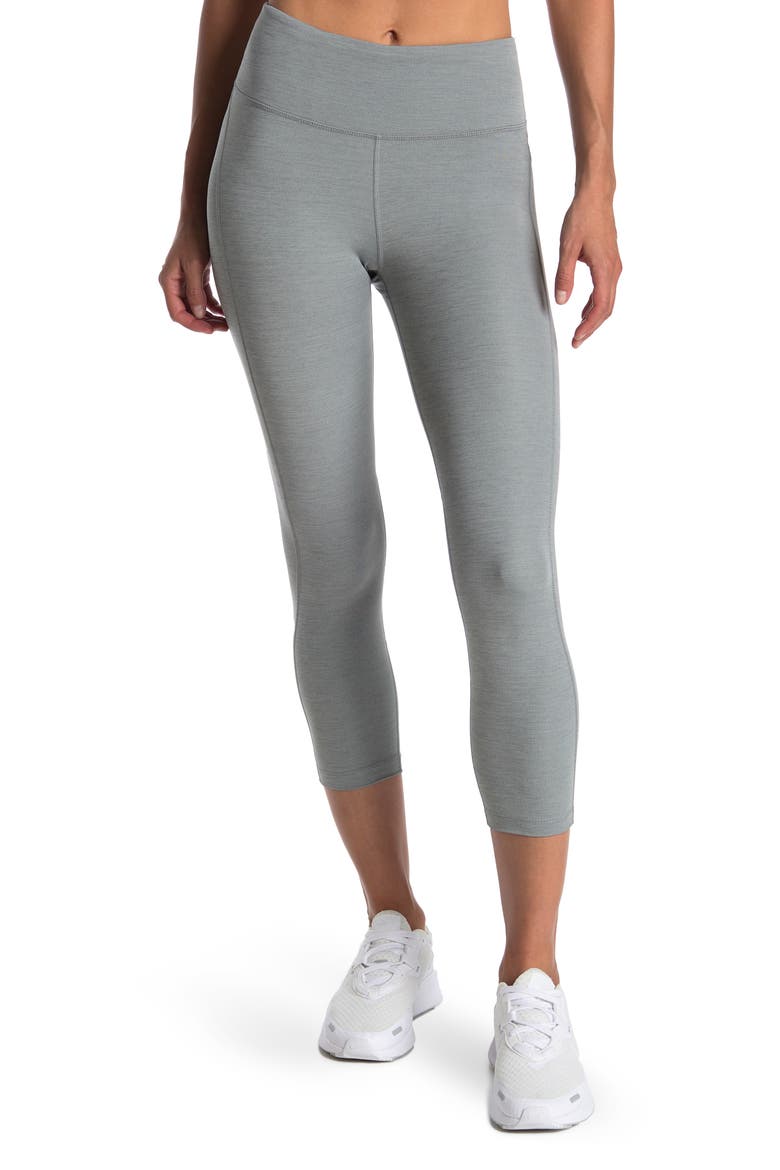 Fast High Waisted Crop Leggings, Main, color, SMOKE GREY