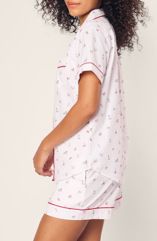PETITE PLUME PETITE PLUME COTTON TWILL SHORTS PAJAMAS