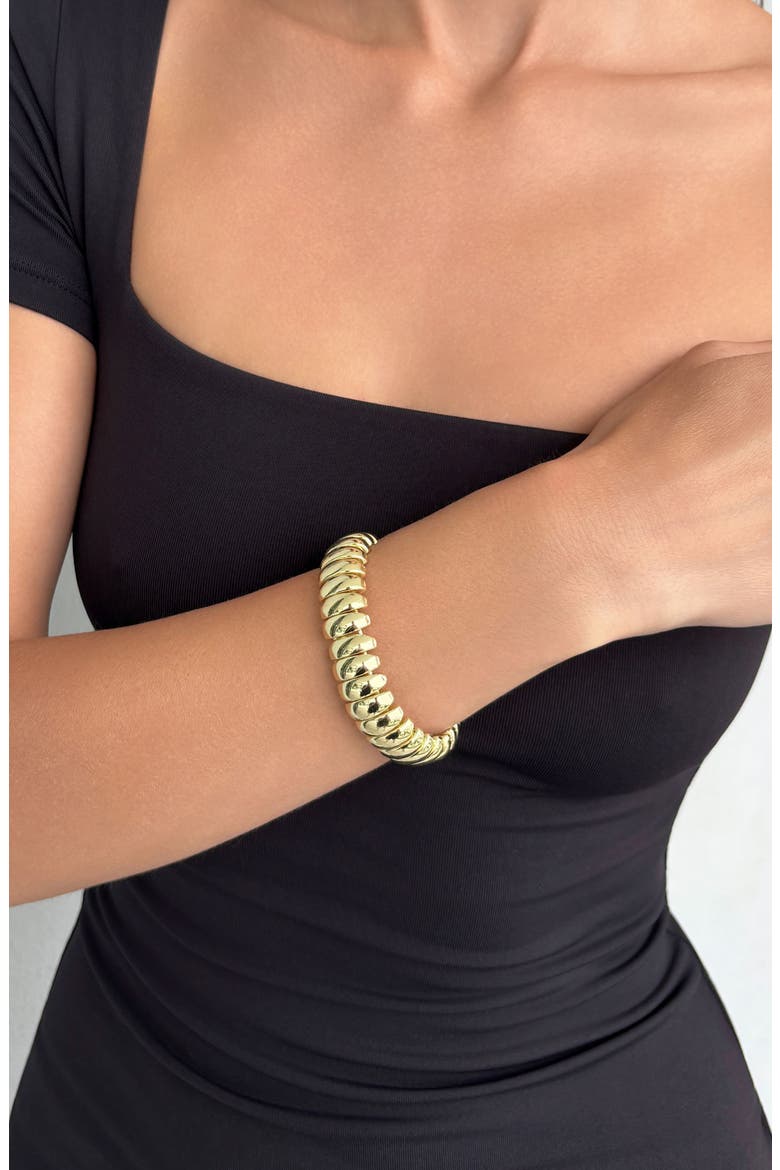 Stretch Bracelet, Alternate, color, GOLD