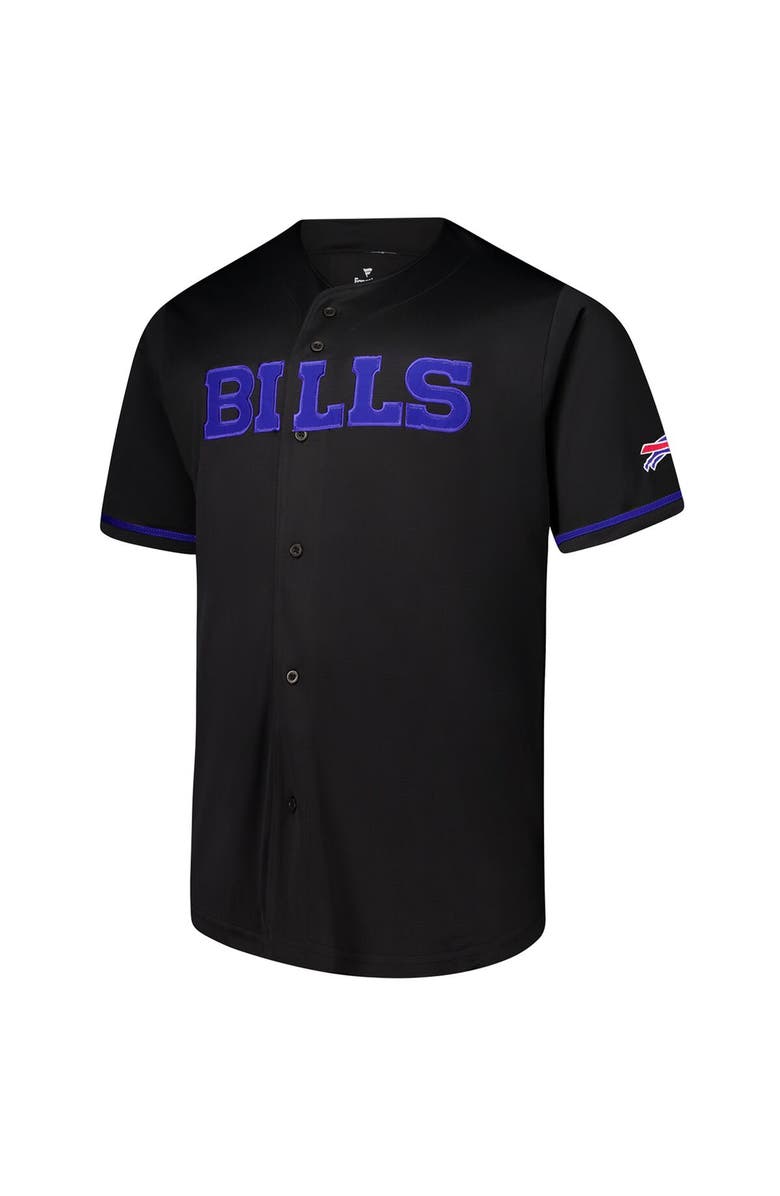 FANATICS Men's Fanatics  Black Buffalo Bills Pop Full-Button Jersey, Alternate, color, Black